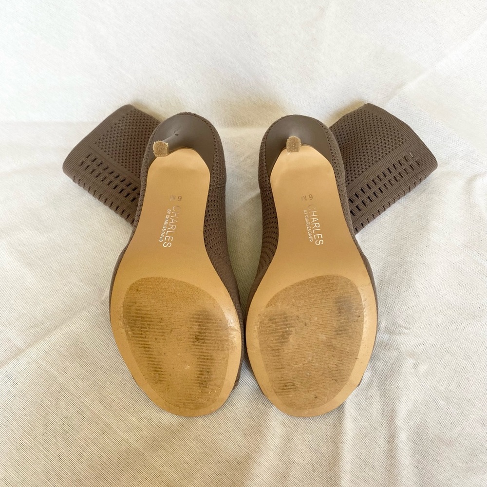 Charles By Charles David Stretch Peep-Toe Bootie … - image 6